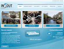 Tablet Screenshot of inoutevents.com